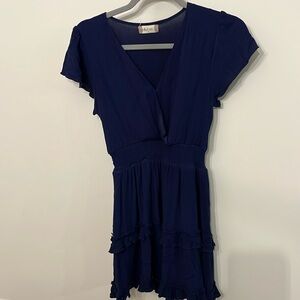 Altar’d State Blue Tiered Dress